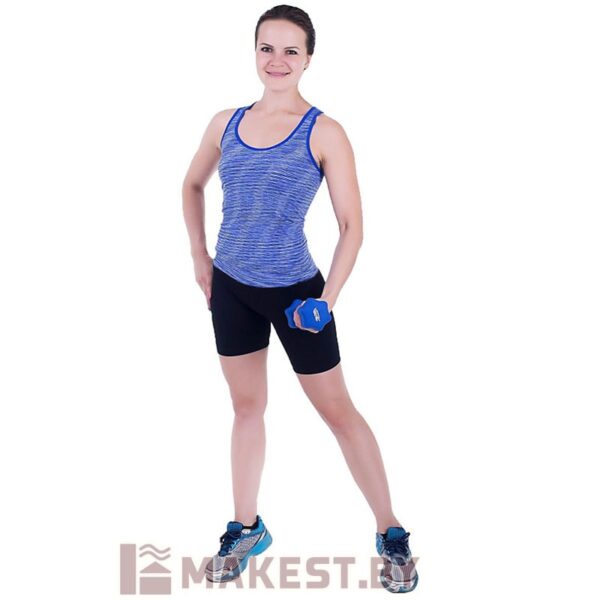 Спортивная майка ONLITOP Fitness time, размер 42-44, 46-48, цвет синий