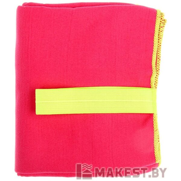 Спортивное полотенце ONLITOP, размер 70х90 см, розовый, 200 г/м2