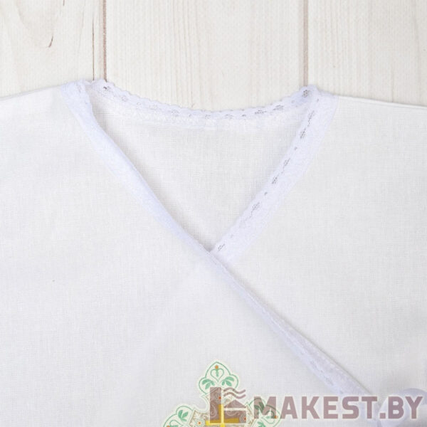 Крестильная рубашка для девочки, рост 86-92 (28), 1,5-2 года,100% хлопок, бязь