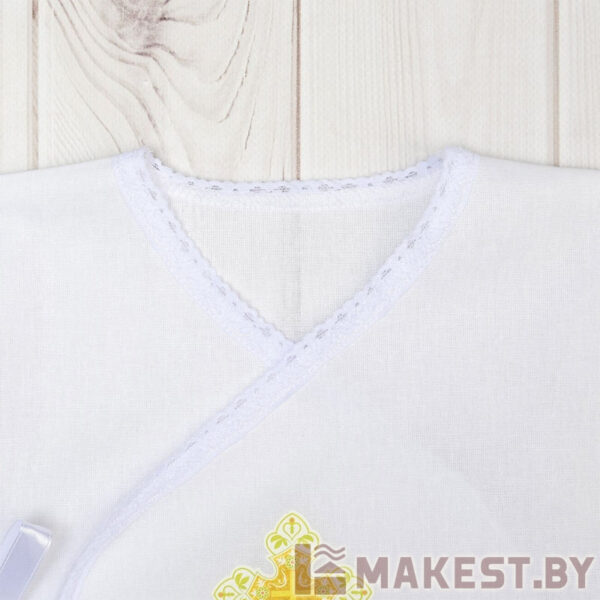 Крестильная рубашка для мальчика, рост 86-92 (28), 1,5-2 года,100% хлопок, бязь